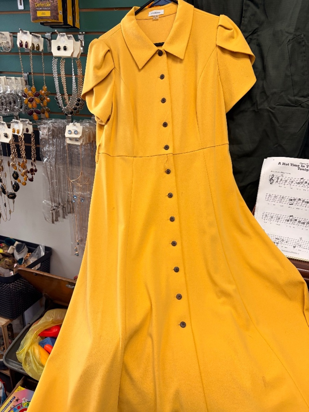 Vintage Calvin Klein midi dress